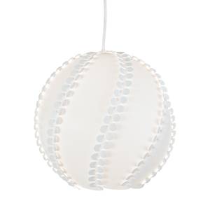 Suspension Snowy tissu / matière synthétique - 1 ampoule - Diamètre : 35 cm