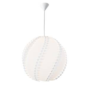 Suspension Snowy tissu / matière synthétique - 1 ampoule - Diamètre : 50 cm