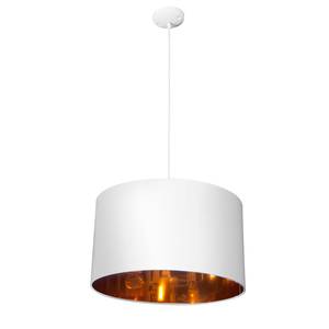 Suspension Solaris Tissu / Matière synthétique - 3 ampoules - Blanc