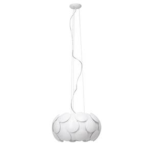 Suspension Status Métal / Plastique Blanc 1 ampoule