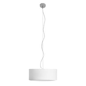 Hanglamp stof wit 3 lichtbronnen