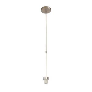 Suspension avec armatures Stresa 1 ampoule Nickel mat