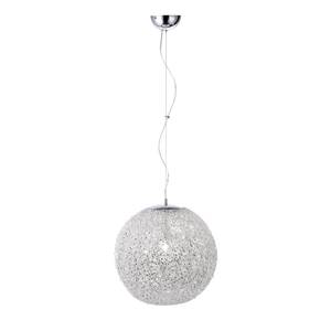 Suspension Tatum Fer / Aluminium Argenté 1 ampoule