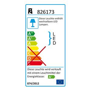 LED-Pendelleuchte Tebutt Metall/ Glas - Silber