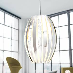 Hanglamp Tentacle kunststof/zilverkleurig glas 1 lichtbron