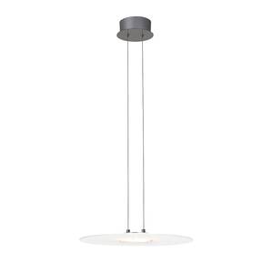 Lampada a sospensione Thalassa Metallo Color argento 1 luce