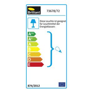 Pendelleuchte Torbole Glas/Holz - 1-flammig