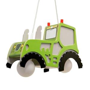 Wandlamp Tractor hout 2 lichtbronnen