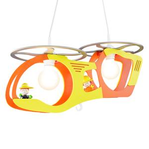 Lamp Transporthelicopter met Tom & Anton hanglamp - hout 1 lichtbron
