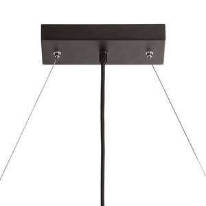 Suspension Trend Buckets Aluminium / Fer - 4 ampoules - Laiton / Noir