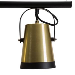 Hanglamp Trend Buckets aluminium/ijzer - 4 lichtbronnen - Messing/Zwart