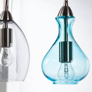 Suspension Cambo Verre / Fer - 4 ampoules