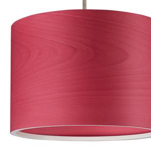 Hanglamp Veneli II 1 lichtbron - Essenhouten rood