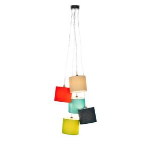 Suspension Zalia Quintett Multicolore 5 ampoules