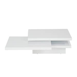 Tavolino da salotto Perfect estensibile - Bianco lucido - Superficie lucida