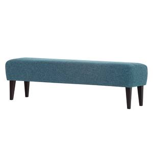 Banc Charline II Bleu pétrole - Marron foncé