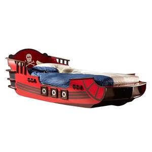 Letto pirati Crazy Shark Rosso/Marrone