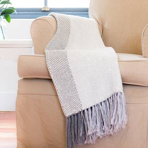 Plaid Invermo Tissu - Beige / Gris