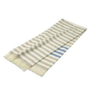 Plaid Melody I Webstoff - Creme / Blau