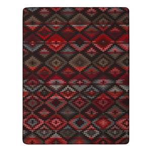 Plaid Modern Classic Tissu - Rouge / Marron foncé