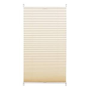 Rideau plissé Easyfix Crème - 90 x 130 cm