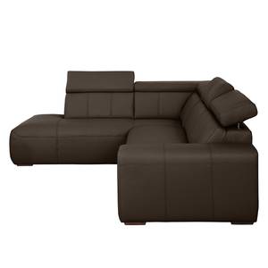 Ecksofa Malvern II Echtleder Braun - Echtleder - 270 x 90 x 220 cm