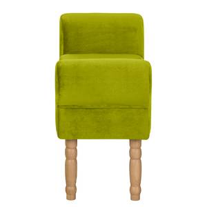 Bankje Banquette fluweel - Groen