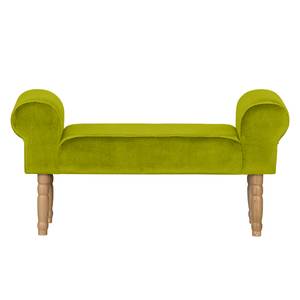 Bankje Banquette fluweel - Groen