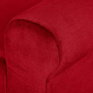 Banc capitonné Banquette Velours - Rouge