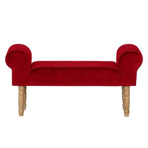 Panca imbottita Banquette Velluto - Rosso