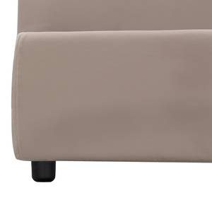 Gestoffeerd bed Alessio (incl. opbergruimte- - Stof Valona: Beige - 140 x 200cm - 1 opbergruimte