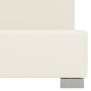 Lit rembourré Aralia I Imitation cuir - Cuir synthétique Dag : Blanc - 180 x 200cm - 1 tiroir de lit - Cylindre