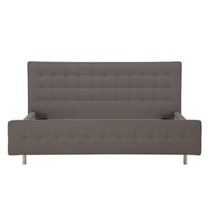 Gestoffeerd bed Chelsea Stof Valona: Beige - 140 x 200cm