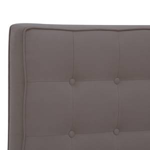 Gestoffeerd bed Chelsea Stof Valona: Beige - 160 x 200cm