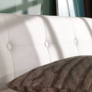 Letto imbottito Classic Button Similpelle - Similpelle NTLO: 1 snow - 180 x 200cm - H3