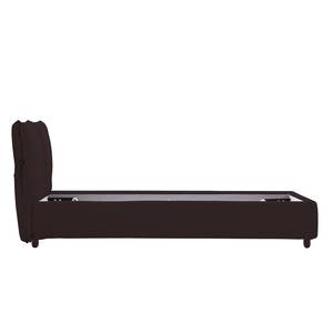 Polsterbett Fanna Stoff Linea: Braun - 140 x 200cm - Wenge