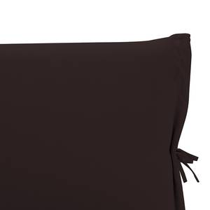 Polsterbett Fanna Stoff Linea: Braun - 140 x 200cm - Wenge