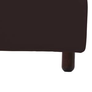 Polsterbett Fanna Stoff Linea: Braun - 140 x 200cm - Wenge