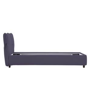 Polsterbett Fanna Stoff Linea: Violett - 140 x 200cm - Wenge