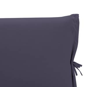 Polsterbett Fanna Stoff Linea: Violett - 160 x 200cm - Wenge