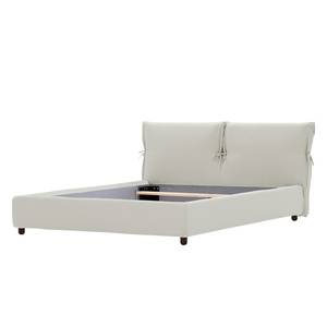 Gestoffeerd bed Fanna Stof Linea: Beige - 180 x 200cm - Wenge