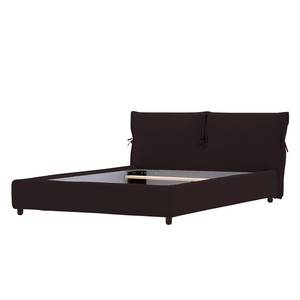 Gestoffeerd bed Fanna Stof Linea: Bruin - 180 x 200cm - Wenge