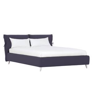 Gestoffeerd bed Fanna Stof Linea: Paars - 180 x 200cm - Roestvrij staal