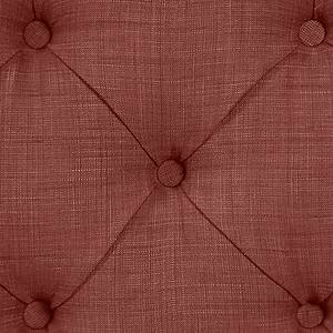Gestoffeerd bed Grand geweven stof - Stof Frea: Rood - 140 x 200cm