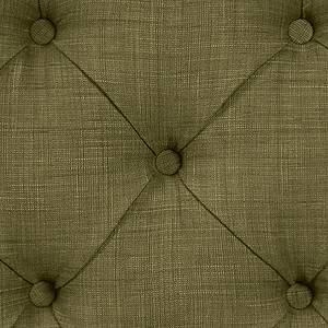 Gestoffeerd bed Grand geweven stof - Stof Frea: Groen - 160 x 200cm