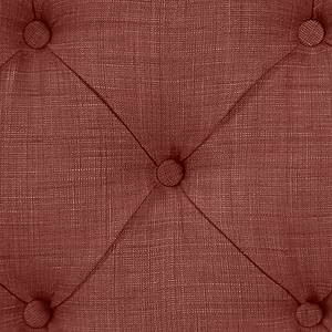 Gestoffeerd bed Grand geweven stof - Stof Frea: Rood - 160 x 200cm