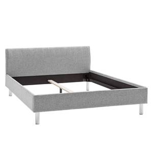 Gestoffeerd bed Hip Hop antracietkleurige structuurstof 140x200cm