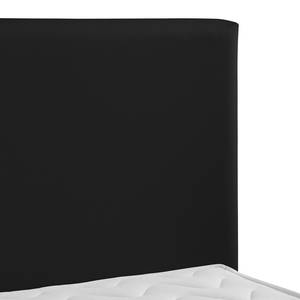 Lit capitonné KiYDOO V Avec coffre de lit - Imitation cuir - Noir - 160 x 200cm