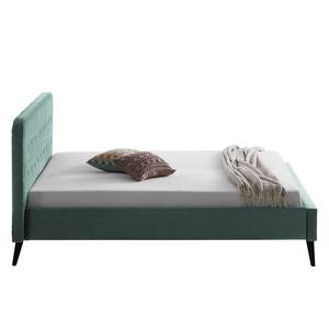 Letto imbottito Klink V Microfibra - Menta/Sabbia - 140 x 200cm