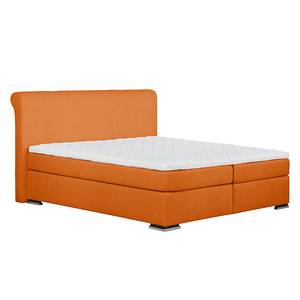 Boxspringbett Lamis Orange - 140 x 200cm - H2 - Kaltschaumtopper